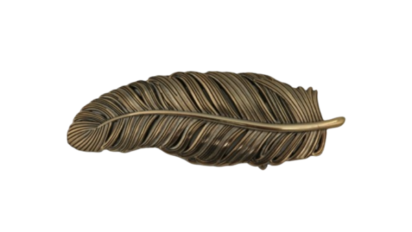 Designed feather buckle