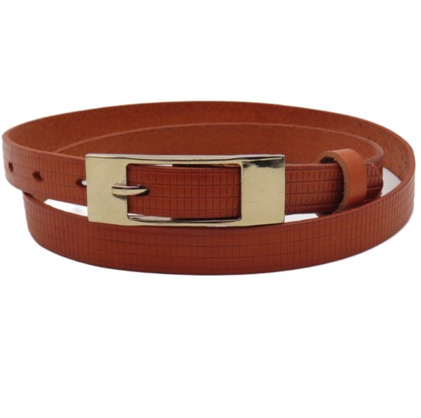 Leather belt for women model - Kamel "Elizabeth"