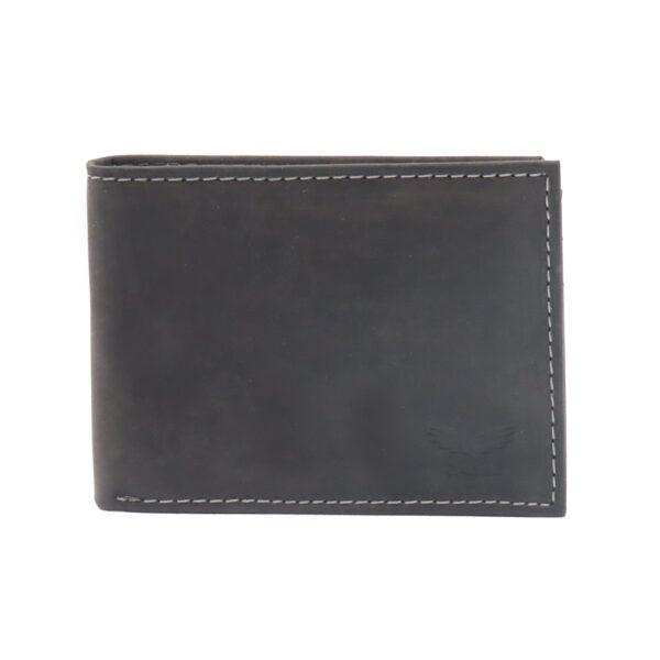 Fine leather wallet for men model "Tamir" black