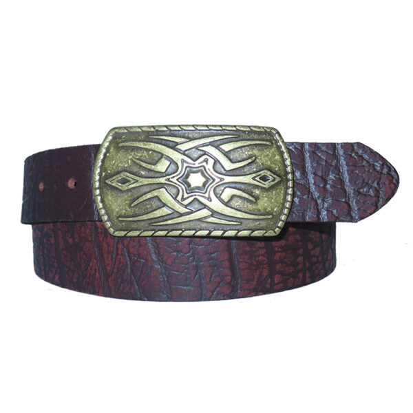 Celtic Model Woody Brown Handcrafted Leather Belt for Men