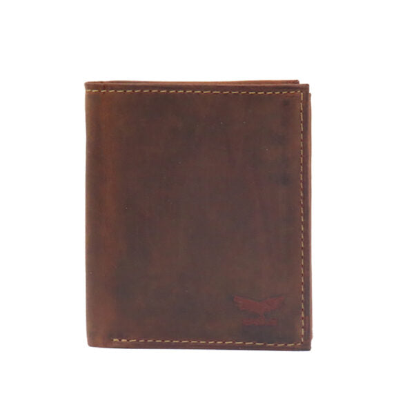 A fine leather wallet for a man, model "Yitzhar" brown