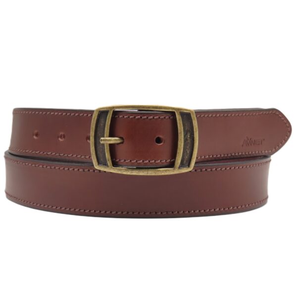 Brown belt for men "Shamir"